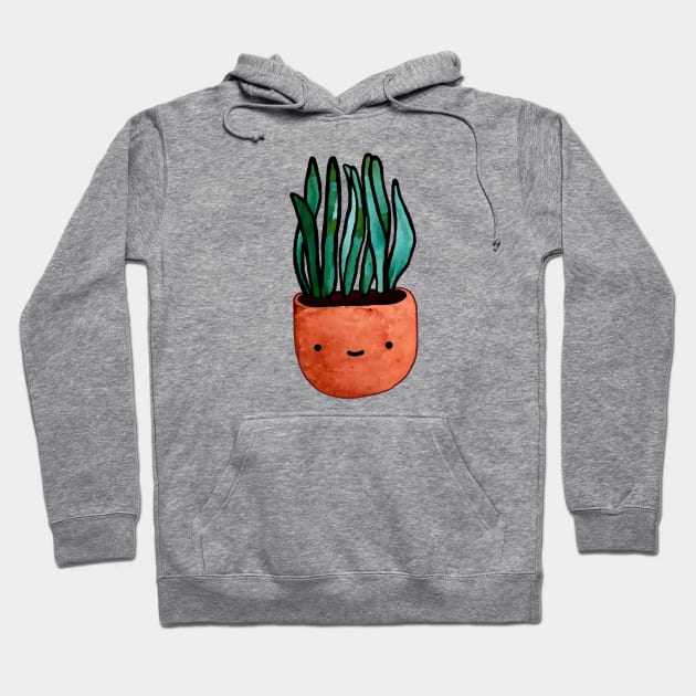 Happy Plant Hoodie by staceyromanart